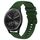 Per Garmin Vivomove Sport Cinturino per orologio in silicone tinta unita con motivo a pois ondulato da 20 mm (verde militare) Per Garmin Vivomove Sport Cinturino per orologio in silicone tinta unita con motivo a pois ondulato da 20 mm (verde militare)