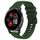 Per Garmin Venu 2 Plus cinturino in silicone tinta unita con motivo a pois ondulato da 20 mm (verde militare) Per Garmin Venu 2 Plus cinturino in silicone tinta unita con motivo a pois ondulato da 20 mm (verde militare)