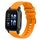 Per Garmin Forerunner Sq2 Cinturino per orologio in silicone tinta unita con motivo a punti ondulati da 20 mm (giallo)