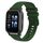 Per Garmin Forerunner Sq2 Cinturino per orologio in silicone tinta unita con motivo a pois ondulato da 20 mm (verde militare) Per Garmin Forerunner Sq2 Cinturino per orologio in silicone tinta unita con motivo a pois ondulato da 20 mm (verde militare)