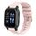 Per Garmin Forerunner Sq2 Music Cinturino per orologio in silicone tinta unita con motivo a punti ondulati da 20 mm (rosa) Per Garmin Forerunner Sq2 Music Cinturino per orologio in silicone tinta unita con motivo a punti ondulati da 20 mm (rosa)