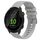 Per Garmin Forerunner 55 Cinturino per orologio in silicone a tinta unita con motivo a punti ondulati da 20 mm (grigio) Per Garmin Forerunner 55 Cinturino per orologio in silicone a tinta unita con motivo a punti ondulati da 20 mm (grigio)