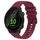 Per Garmin Forerunner 55 Cinturino in silicone a tinta unita con motivo a punti ondulati da 20 mm (rosso vino) Per Garmin Forerunner 55 Cinturino in silicone a tinta unita con motivo a punti ondulati da 20 mm (rosso vino)