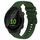 Per Garmin Forerunner 55 Cinturino per orologio in silicone tinta unita con motivo a punti ondulati da 20 mm (verde militare) Per Garmin Forerunner 55 Cinturino per orologio in silicone tinta unita con motivo a punti ondulati da 20 mm (verde militare)