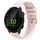 Per Garmin Forerunner 55 Cinturino per orologio in silicone a tinta unita con motivo a punti ondulati da 20 mm (rosa) Per Garmin Forerunner 55 Cinturino per orologio in silicone a tinta unita con motivo a punti ondulati da 20 mm (rosa)