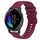 Per Garmin Venu cinturino in silicone tinta unita con motivo a punti ondulati da 20 mm (rosso vino) Per Garmin Venu cinturino in silicone tinta unita con motivo a punti ondulati da 20 mm (rosso vino)