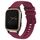 Per Garmin Venu SQ 20mm cinturino in silicone tinta unita con motivo a punti ondulati (rosso vino) Per Garmin Venu SQ 20mm cinturino in silicone tinta unita con motivo a punti ondulati (rosso vino)