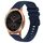 Per Garminmove Luxe 20mm cinturino in silicone a tinta unita con motivo a punti ondulati (blu navy) Per Garminmove Luxe 20mm cinturino in silicone a tinta unita con motivo a punti ondulati (blu navy)