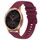 Per Garminmove Luxe 20mm cinturino in silicone a tinta unita con motivo a punti ondulati (rosso vino) Per Garminmove Luxe 20mm cinturino in silicone a tinta unita con motivo a punti ondulati (rosso vino)