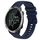 Cinturino per orologio in silicone a tinta unita con motivo a punti ondulati da 20 mm per Garmin Forerunner 645 Music (blu navy) Cinturino per orologio in silicone a tinta unita con motivo a punti ondulati da 20 mm per Garmin Forerunner 645 Music (blu navy)