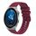 Per Huawei Watch GT3 Pro 46mm 22mm Cinturino in silicone tinta unita con motivo a pois ondulato (rosso vino) Per Huawei Watch GT3 Pro 46mm 22mm Cinturino in silicone tinta unita con motivo a pois ondulato (rosso vino)