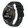 Cinturino per orologio in silicone a tinta unita con motivo a punti ondulati da 22 mm per Huawei Watch GT Runner (nero) Cinturino per orologio in silicone a tinta unita con motivo a punti ondulati da 22 mm per Huawei Watch GT Runner (nero)