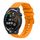 Cinturino per orologio in silicone a tinta unita con motivo a punti ondulati da 22 mm per Huawei Watch GT Runner (giallo) Cinturino per orologio in silicone a tinta unita con motivo a punti ondulati da 22 mm per Huawei Watch GT Runner (giallo)