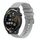 Per Huawei Watch GT Runner 22mm cinturino in silicone tinta unita con motivo a punti ondulati (grigio) Per Huawei Watch GT Runner 22mm cinturino in silicone tinta unita con motivo a punti ondulati (grigio)