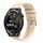 Per Huawei Watch GT Runner 22mm cinturino in silicone tinta unita con motivo a pois ondulato (beige) Per Huawei Watch GT Runner 22mm cinturino in silicone tinta unita con motivo a pois ondulato (beige)