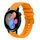 Per Huawei Watch 3 Cinturino in silicone tinta unita con motivo a pois ondulato da 22 mm (giallo) Per Huawei Watch 3 Cinturino in silicone tinta unita con motivo a pois ondulato da 22 mm (giallo)