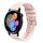 Per Huawei Watch 3 Cinturino in silicone tinta unita con motivo a pois ondulato da 22 mm (rosa) Per Huawei Watch 3 Cinturino in silicone tinta unita con motivo a pois ondulato da 22 mm (rosa)