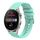 Per Huawei Watch 3 Pro Cinturino per orologio in silicone tinta unita con motivo a pois ondulato da 22 mm (verde acqua) Per Huawei Watch 3 Pro Cinturino per orologio in silicone tinta unita con motivo a pois ondulato da 22 mm (verde acqua)