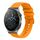 Per Huawei GT2 Pro 22mm cinturino in silicone tinta unita con motivo a pois ondulato (giallo) Per Huawei GT2 Pro 22mm cinturino in silicone tinta unita con motivo a pois ondulato (giallo)