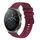 Per Huawei GT2 Pro Cinturino per orologio in silicone tinta unita con motivo a pois ondulato da 22 mm (rosso vino) Per Huawei GT2 Pro Cinturino per orologio in silicone tinta unita con motivo a pois ondulato da 22 mm (rosso vino)
