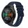 Per Huawei Watch GT 2E Cinturino per orologio in silicone tinta unita con motivo a pois ondulato da 22 mm (blu navy) Per Huawei Watch GT 2E Cinturino per orologio in silicone tinta unita con motivo a pois ondulato da 22 mm (blu navy)