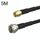 Cavo adattatore coassiale SMA maschio a F TV maschio RG58, lunghezza cavo: 5 m
