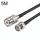 Cavo adattatore coassiale RG58 da maschio BNC a femmina UHF, lunghezza cavo: 5 m