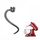 Per robot da cucina KitchenAid 6QT Gancio per impastare Accessori in acciaio inossidabile Per robot da cucina KitchenAid 6QT Gancio per impastare Accessori in acciaio inossidabile
