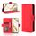 Custodia per telefono in pelle con texture di vitello per Honor 200 Pro 5G (rosso) Custodia per telefono in pelle con texture di vitello per Honor 200 Pro 5G (rosso)