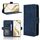 Per Honor 200 Pro 5G Custodia in pelle con texture di vitello e slot per schede (blu) Per Honor 200 Pro 5G Custodia in pelle con texture di vitello e slot per schede (blu)