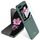 Per Samsung Galaxy Z Flip6 GKK Custodia per telefono ultrasottile a copertura totale con pellicola temperata (verde notte scuro) Per Samsung Galaxy Z Flip6 GKK Custodia per telefono ultrasottile a copertura totale con pellicola temperata (verde notte scuro)