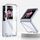 Per Samsung Galaxy Z Flip6 GKK Airbag Custodia per telefono a copertura totale con pellicola temperata (trasparente) Per Samsung Galaxy Z Flip6 GKK Airbag Custodia per telefono a copertura totale con pellicola temperata (trasparente)
