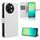Custodia per telefono in pelle con texture diamante per vivo Y38 5G / Y200i 5G (bianca)