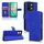 Per vivo Y28 4G Skin Feel custodia magnetica in pelle con vibrazione (blu)