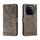 Custodia per cellulare in pelle con vibrazione in rilievo con fiori in pizzo per vivo iQOO 12 (grigio) Custodia per cellulare in pelle con vibrazione in rilievo con fiori in pizzo per vivo iQOO 12 (grigio)