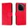 Custodia per cellulare in pelle con vibrazione in rilievo con fiori in pizzo per vivo iQOO 12 (rossa) Custodia per cellulare in pelle con vibrazione in rilievo con fiori in pizzo per vivo iQOO 12 (rossa)