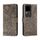 Custodia per cellulare in pelle con vibrazione in rilievo con fiori in pizzo per vivo S18 (grigio) Custodia per cellulare in pelle con vibrazione in rilievo con fiori in pizzo per vivo S18 (grigio)