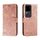 Custodia per cellulare in pelle con vibrazione in rilievo con fiori in pizzo per vivo S18 (oro rosa) Custodia per cellulare in pelle con vibrazione in rilievo con fiori in pizzo per vivo S18 (oro rosa)