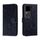 Custodia per telefono in pelle con vibrazione in rilievo con fiore in pizzo per vivo S18 (blu scuro) Custodia per telefono in pelle con vibrazione in rilievo con fiore in pizzo per vivo S18 (blu scuro)