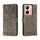 Custodia per telefono in pelle con vibrazione in rilievo con fiori in pizzo per vivo Y78 (grigio) Custodia per telefono in pelle con vibrazione in rilievo con fiori in pizzo per vivo Y78 (grigio)
