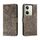 Custodia per cellulare in pelle con vibrazione in rilievo con fiore in pizzo per vivo Y100 5G (grigio) Custodia per cellulare in pelle con vibrazione in rilievo con fiore in pizzo per vivo Y100 5G (grigio)