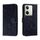 Custodia per telefono in pelle con vibrazione in rilievo con fiore in pizzo per vivo Y100 5G (blu scuro) Custodia per telefono in pelle con vibrazione in rilievo con fiore in pizzo per vivo Y100 5G (blu scuro)