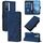 Per vivo Y76 5G Custodia a tracolla in pelle con stampa 3D (blu)