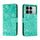 Custodia per cellulare in pelle con vibrazione in rilievo con fiori in pizzo per Xiaomi Redmi K70E (verde) Custodia per cellulare in pelle con vibrazione in rilievo con fiori in pizzo per Xiaomi Redmi K70E (verde)