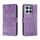 Custodia per cellulare in pelle con vibrazione in rilievo con fiori in pizzo per Honor X8B (viola) Custodia per cellulare in pelle con vibrazione in rilievo con fiori in pizzo per Honor X8B (viola)