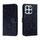 Custodia per cellulare in pelle con vibrazione in rilievo con fiori in pizzo per Honor X8B (blu scuro) Custodia per cellulare in pelle con vibrazione in rilievo con fiori in pizzo per Honor X8B (blu scuro)