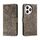 Custodia per cellulare in pelle con vibrazione in rilievo con fiori in pizzo per Honor X50i+ (grigio) Custodia per cellulare in pelle con vibrazione in rilievo con fiori in pizzo per Honor X50i+ (grigio)