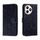 Custodia per cellulare in pelle con vibrazione in rilievo con fiori in pizzo per Honor X50i+ (blu scuro) Custodia per cellulare in pelle con vibrazione in rilievo con fiori in pizzo per Honor X50i+ (blu scuro)