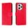Custodia per cellulare in pelle con vibrazione in rilievo con fiori in pizzo per Honor X50i+ (rossa) Custodia per cellulare in pelle con vibrazione in rilievo con fiori in pizzo per Honor X50i+ (rossa)