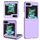 Per Samsung Galaxy Z Flip6 5G Custodia per telefono pieghevole Armor (viola) Per Samsung Galaxy Z Flip6 5G Custodia per telefono pieghevole Armor (viola)